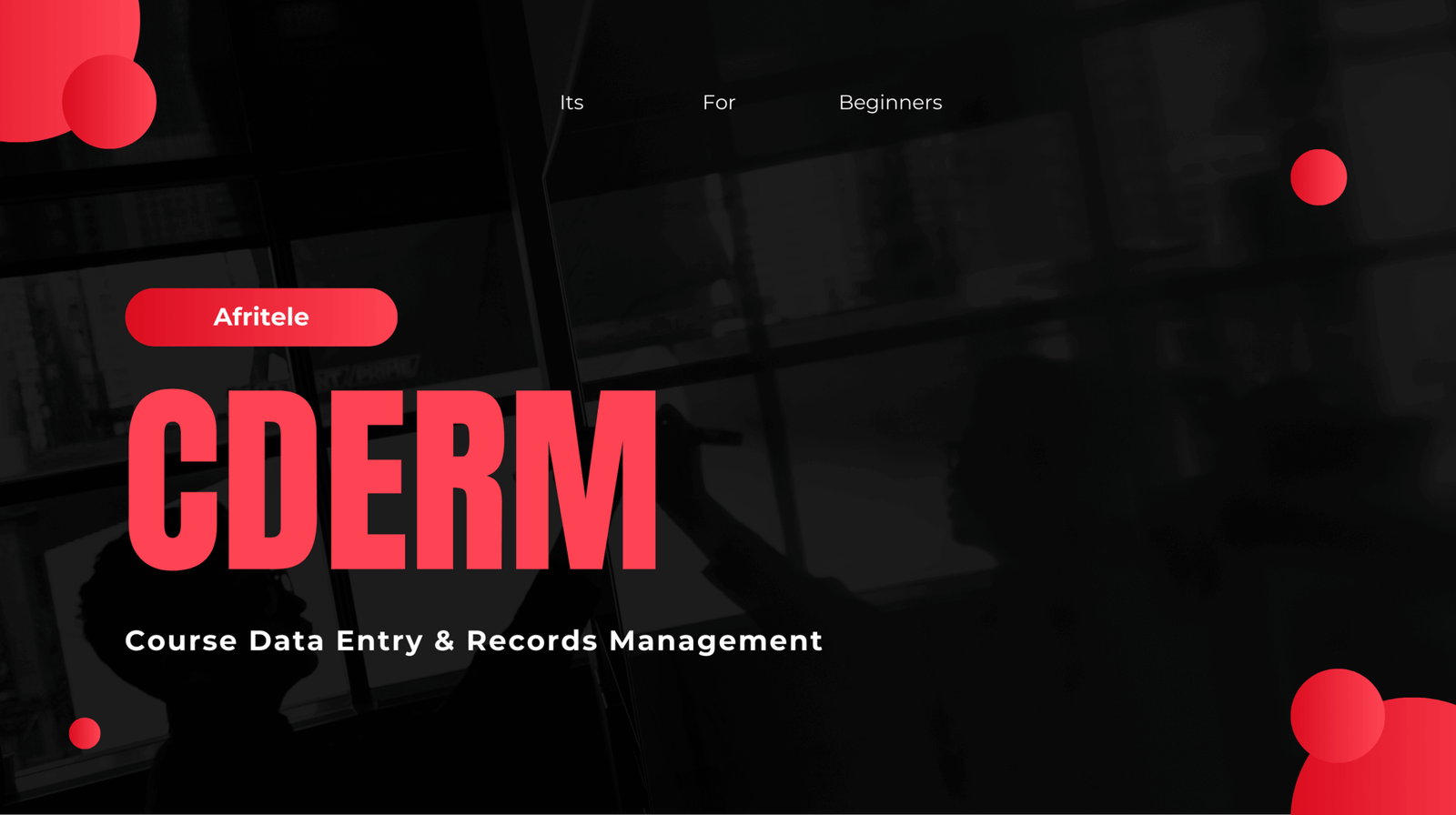 Course Data Entry & Records Management